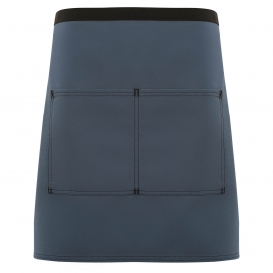 Fame CM28 City Market Half Bistro Apron - Blue Slate