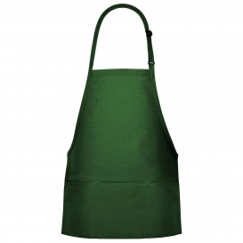 Fame F10XL Long Three Pocket Adjustable Apron -  Hunter Green