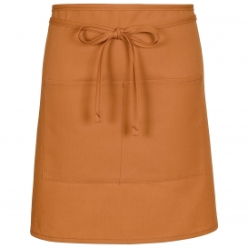 Fame F28 Half Bistro Two Pocket Apron - Nutmeg
