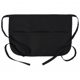 Fame F30 Cafe Rounded Apron with Pockets - Black