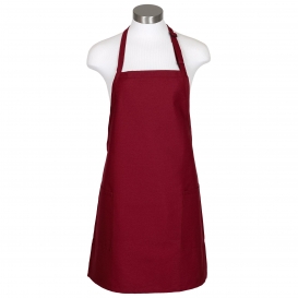 Fame F53 Two Separate Patch Pockets Apron - Burgundy