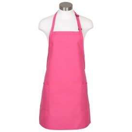Fame F53 Two Separate Patch Pockets Apron - Raspberry