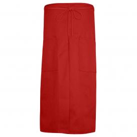 Fame F55 Split Front Bistro Apron - Red