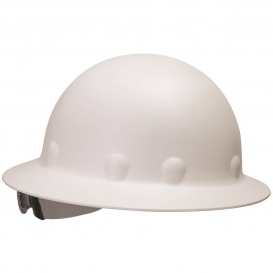 Fibre Metal P1ARW Full Brim Roughneck Hard Hat - Ratchet Suspension - White