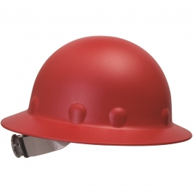 Fibre Metal P1ARW Full Brim Roughneck Hard Hat - Ratchet Suspension - Red