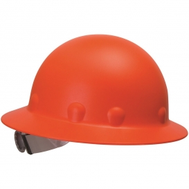 Fibre Metal P1ARW Full Brim Roughneck Hard Hat - Ratchet Suspension - Hi-Viz Orange