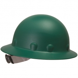 Fibre Metal P1ARW Full Brim Roughneck Hard Hat - Ratchet Suspension - Green