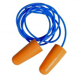 Radians FP8100BP Foam Earplugs - Disposable Corded - Orange