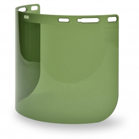 Elvex FS-15LG Molded Cylinder Lexan Face Shield - Green