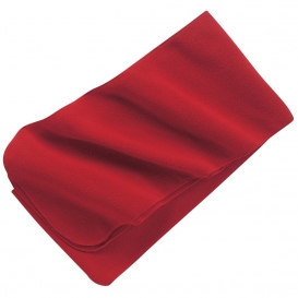 Port Authority FS03 Extra Long Fleece Scarf - Red