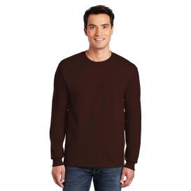 Gildan G2400 Ultra Cotton Long Sleeve T-Shirt - Dark Chocolate