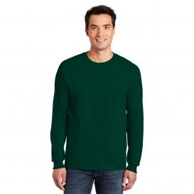 Forest Green V Neck T Shirt: Tall Men's V-Neck Cotton Green Tee
