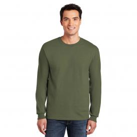 Gildan G2400 Ultra Cotton Long Sleeve T-Shirt - Military Green