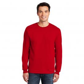 Gildan G2400 Ultra Cotton Long Sleeve T-Shirt - Red