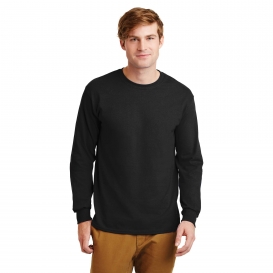 Gildan G2400 Ultra Cotton Long Sleeve T-Shirt - Black