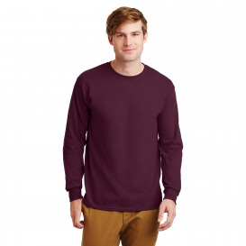 Gildan G2400 Ultra Cotton Long Sleeve T-Shirt - Maroon