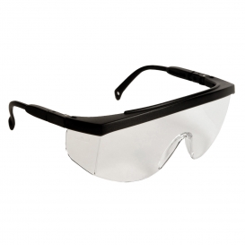 Radians G40110ID G4 Safety Glasses - Black Frame - Clear Lens