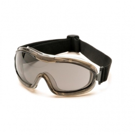 Pyramex G724T Indirect Vent Chemical Goggles - Gray Body - Gray Anti-Fog Lens