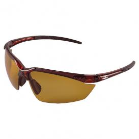 Bullhead BH11711 Mojarra Safety Glasses - Brown Frame - Brown Polarized Lens