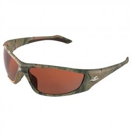 Bullhead BH12108 Javelin Safety Glasses - Camo Frame - Brown Lens