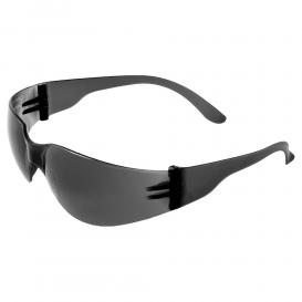 Bullhead BH133 Torrent Safety Glasses - Black Temples - Smoke Lens