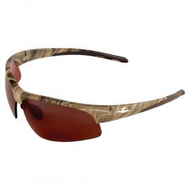 Bullhead BH161012 Wahoo Safety Glasses - Camo Frame - Brown Polarized Lens