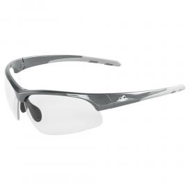 Bullhead BH1691AF Wahoo Safety Glasses - Gray Frame - Clear Anti-Fog Lens