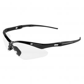 Bullhead BH2251AFE Spearfish Economy Safety Glasses - Shiny Black Frame - Clear Anti-Fog Lens