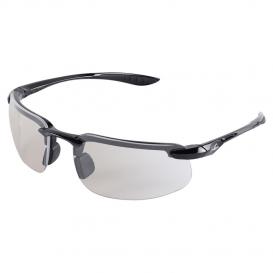Bullhead BH2556AF Swordfish X Safety Glasses - Black Frame - Indoor/Outdoor Anti-Fog Lens