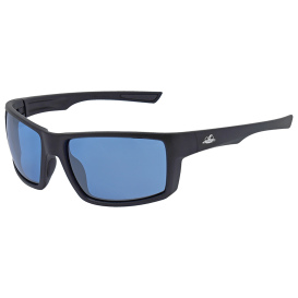 Bullhead Safety BH26620 Sawfish Safety Glasses - Matte Black Frame - Blue High-Pressure Sodium Blocker Lens