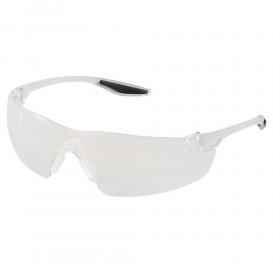 Bullhead BH2816 Discus Safety Glasses - Clear Frame - Indoor/Outdoor Lens
