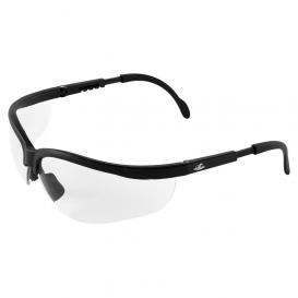 Bullhead BH461AF Picuda Safety Glasses - Black Frame - Clear Anti-Fog Lens