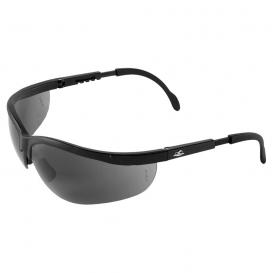Bullhead BH463 Picuda Safety Glasses - Black Frame - Smoke Lens