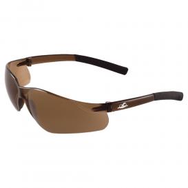 Bullhead BH578 Pavon Safety Glasses - Brown Temples - Brown Lens