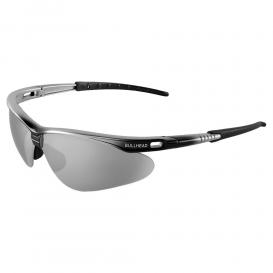 Bullhead BH6117 Stinger Safety Glasses - Silver/Black Frame - Silver Mirror Lens