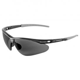 Crossfire 40227 Crucible Polarized Safety Glasses - Silver Mirror Lens - White Frame