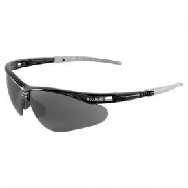 Bullhead BH633PFT Stinger Safety Glasses - Black Frame - Smoke PFT Anti-Fog Lens