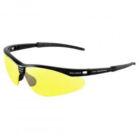 Bullhead BH654 Stinger Safety Glasses - Black Frame - Yellow Lens