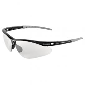 Bullhead BH666 Stinger Safety Glasses - Black Frame - Indoor/Outdoor Lens