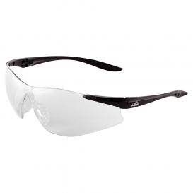 Bullhead BH761AF Snipefish Safety Glasses - Black Temples - Clear Anti-Fog Lens