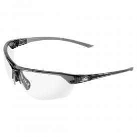 Bullhead BH831AF Tetra Safety Glasses - Black Frame - Clear Anti-Fog Lens