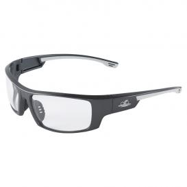 Bullhead BH991AF Dorado Safety Glasses - Gray Frame - Clear Anti-Fog Lens