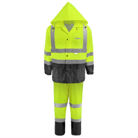 Global Glove GLO-1590 FrogWear Type R Class 3 Two-Piece Rain Suit