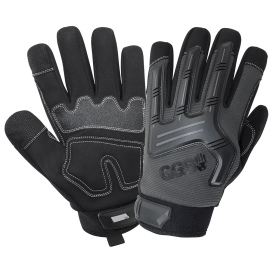 Global Glove SG6600 Impact Protection Mechanic Style Work Gloves