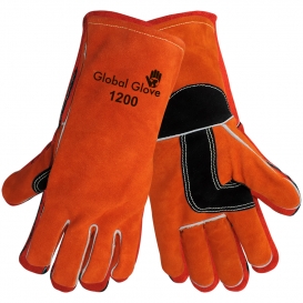 Global Glove 1200 Premium Shoulder Split Cowhide Leather Welders Gloves