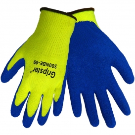 Global Glove 300NBE Gripster High Visibility Etched Rubber Dipped Gloves