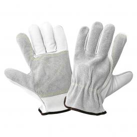 Global Glove 3150G Premium Goatskin Palm and Split Cowhide Back Drivers Gloves