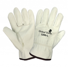 Global Glove 3200 Premium Grain Cowhide Leather Driver Gloves