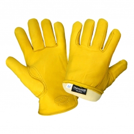 Global Glove 3200DTH Premium Insulated Grain Deerskin Gloves