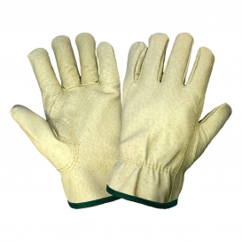 Global Glove 3200P Grain Pigskin Leather Drivers Gloves